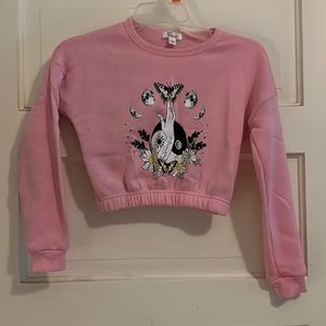 Cult Favorite, 10/12, Pink Crop Top Sweater